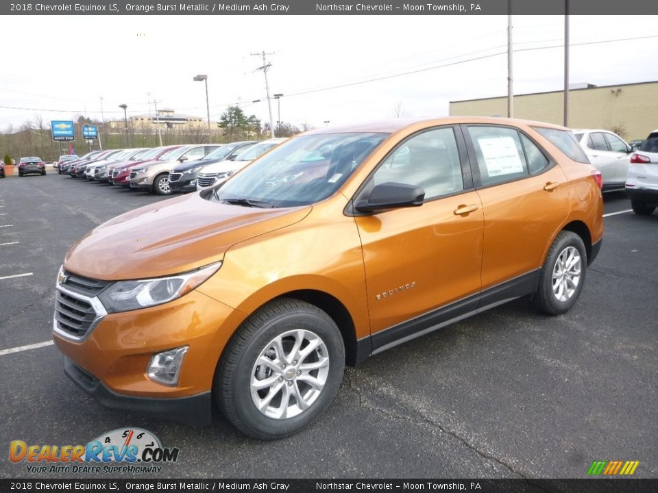 2018 Chevrolet Equinox LS Orange Burst Metallic / Medium Ash Gray Photo #1
