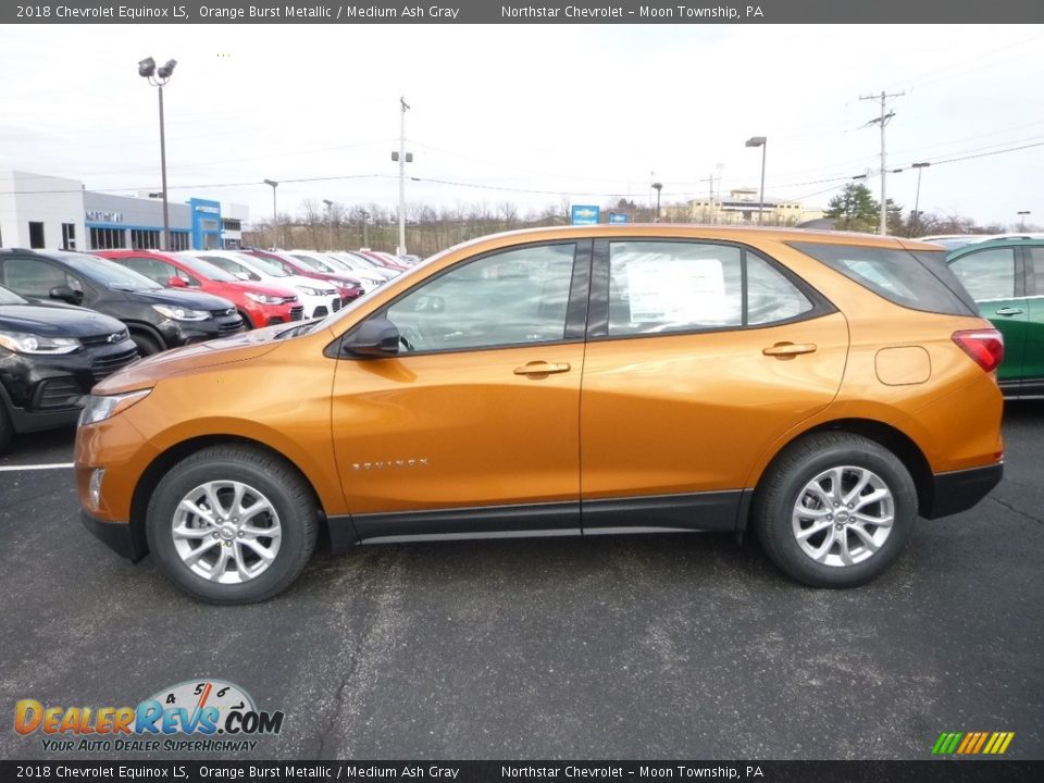2018 Chevrolet Equinox LS Orange Burst Metallic / Medium Ash Gray Photo #2