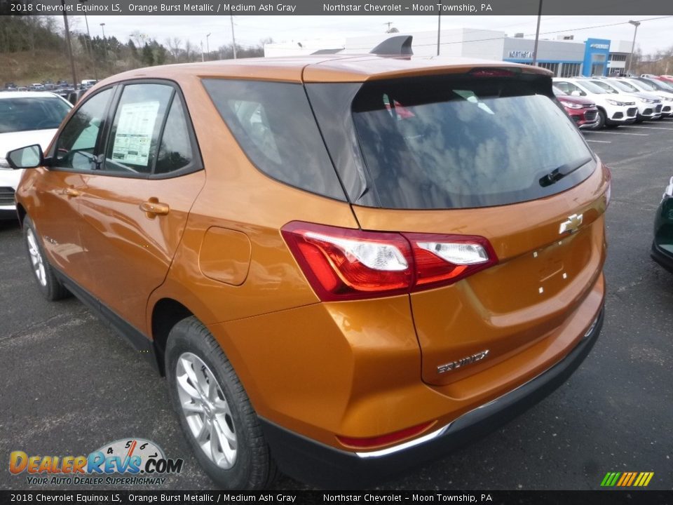 2018 Chevrolet Equinox LS Orange Burst Metallic / Medium Ash Gray Photo #3