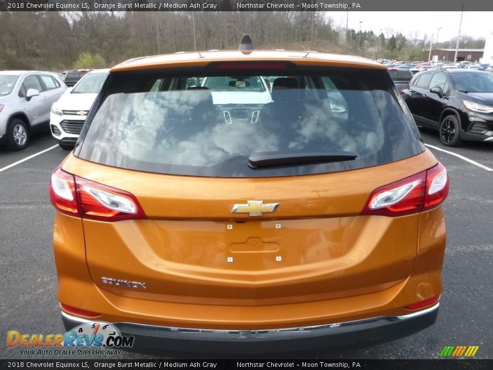 2018 Chevrolet Equinox LS Orange Burst Metallic / Medium Ash Gray Photo #4
