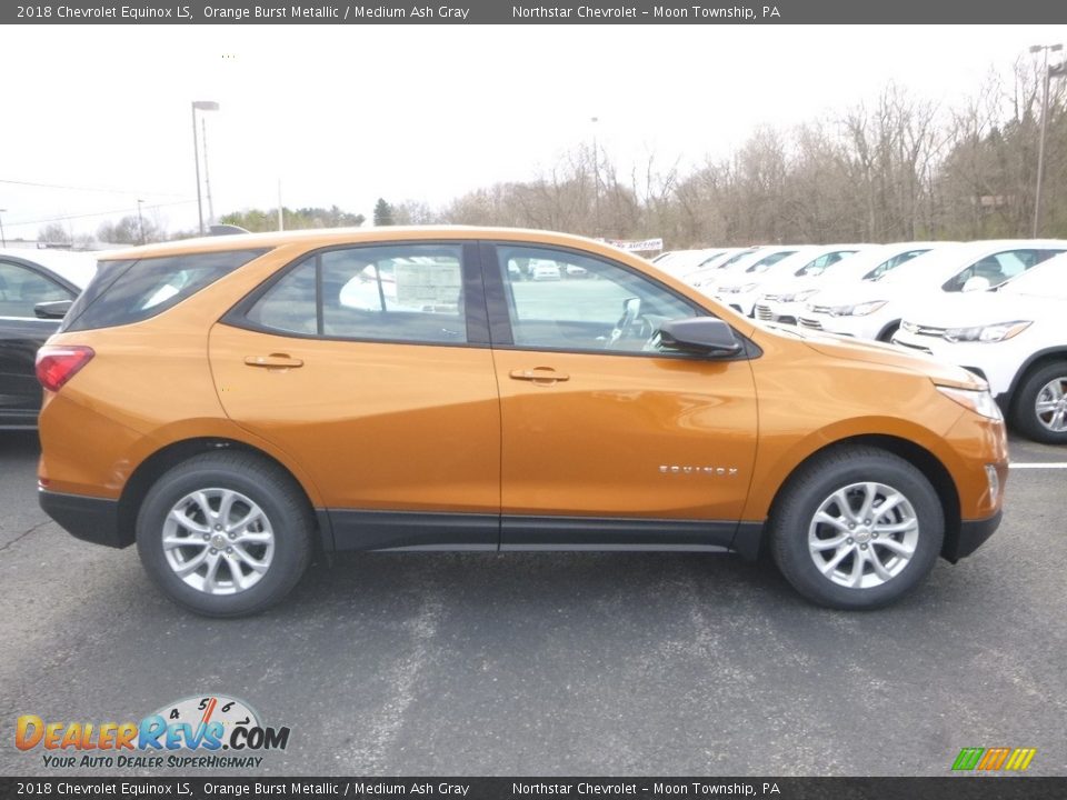 2018 Chevrolet Equinox LS Orange Burst Metallic / Medium Ash Gray Photo #6