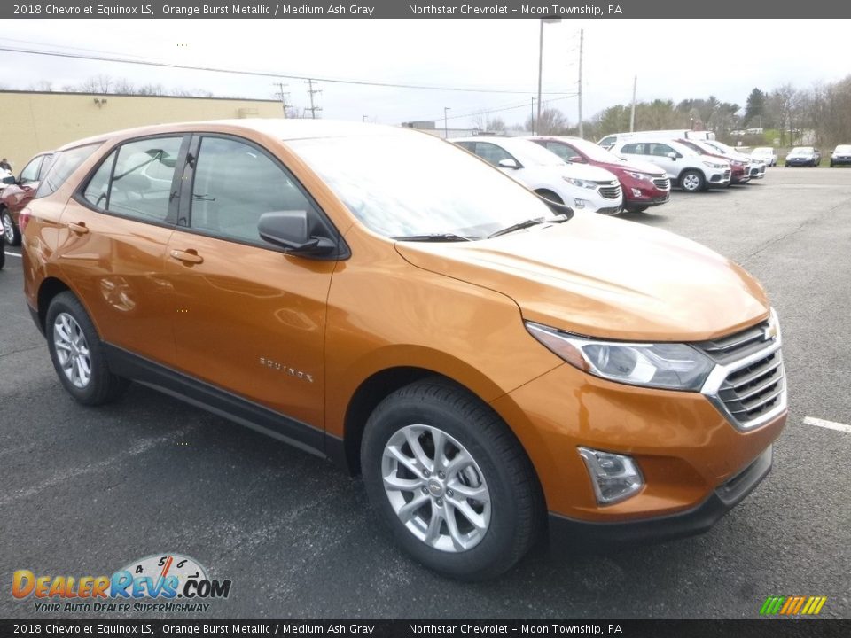 2018 Chevrolet Equinox LS Orange Burst Metallic / Medium Ash Gray Photo #7