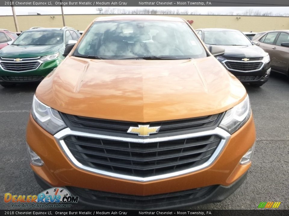2018 Chevrolet Equinox LS Orange Burst Metallic / Medium Ash Gray Photo #8