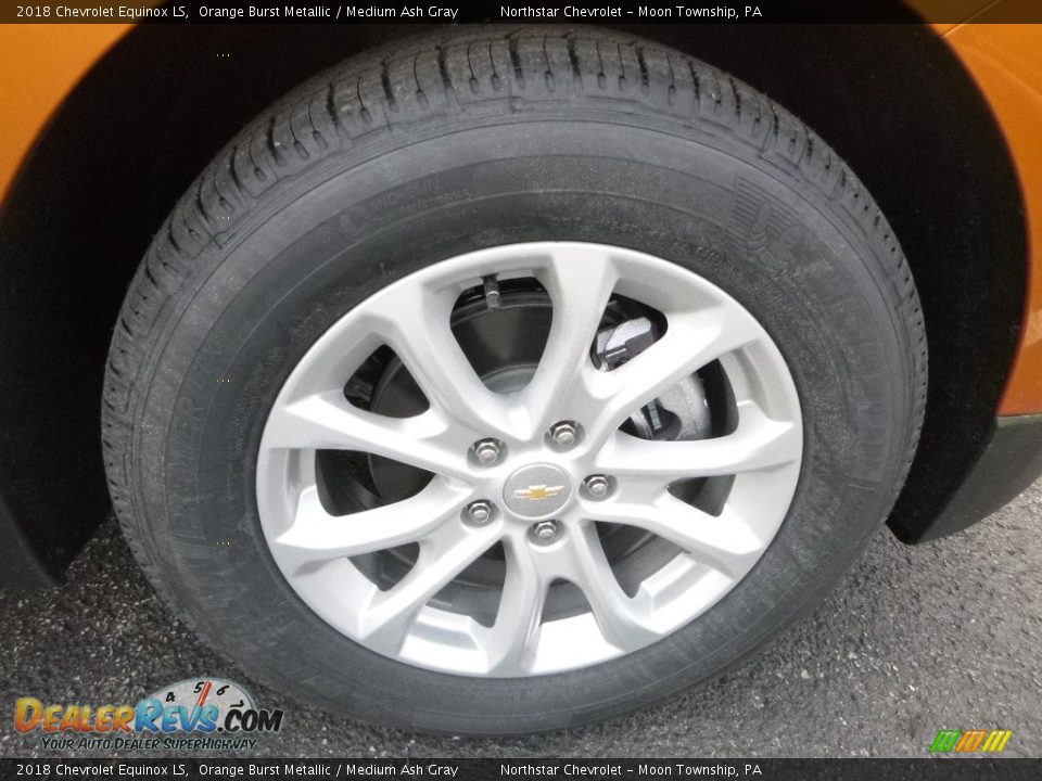 2018 Chevrolet Equinox LS Orange Burst Metallic / Medium Ash Gray Photo #9