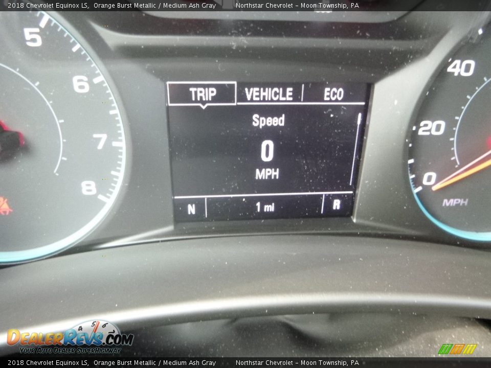 2018 Chevrolet Equinox LS Orange Burst Metallic / Medium Ash Gray Photo #20