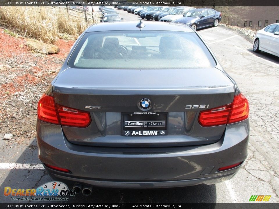 2015 BMW 3 Series 328i xDrive Sedan Mineral Grey Metallic / Black Photo #4