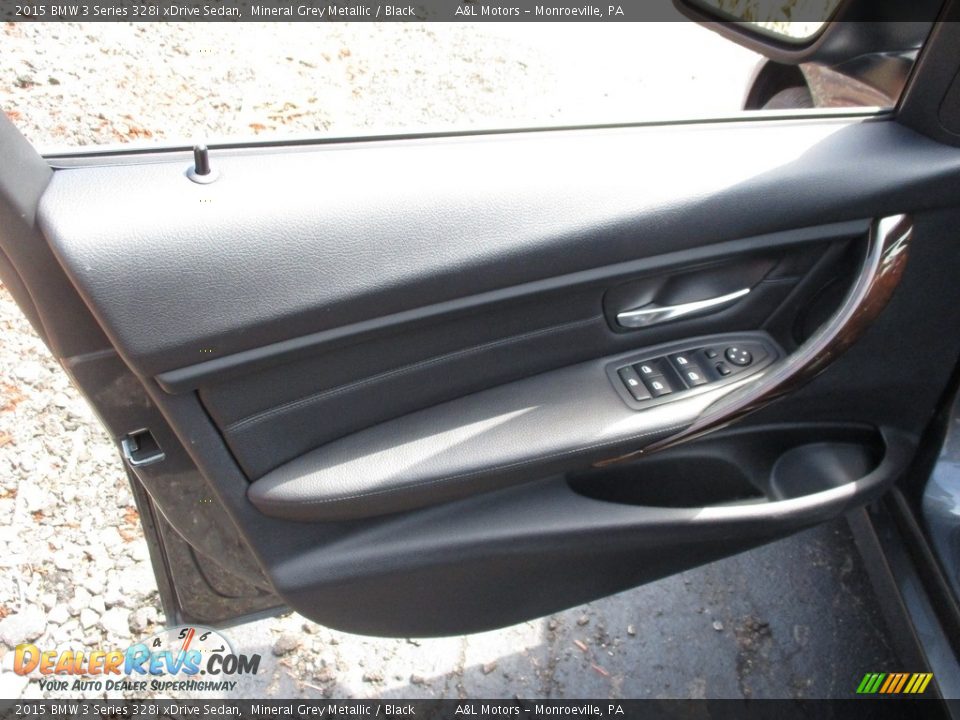 2015 BMW 3 Series 328i xDrive Sedan Mineral Grey Metallic / Black Photo #10