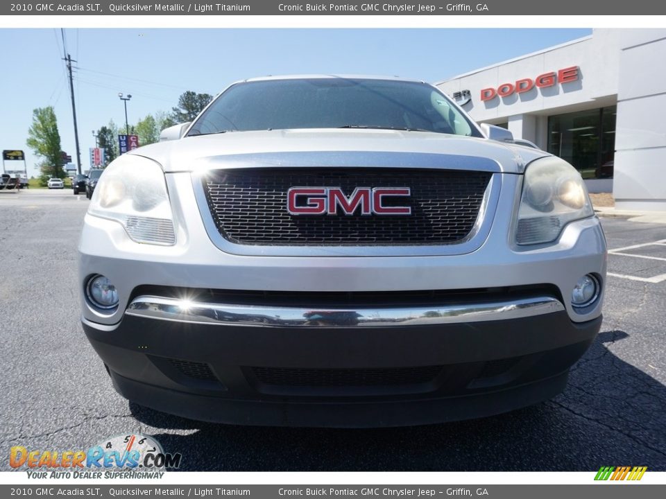 2010 GMC Acadia SLT Quicksilver Metallic / Light Titanium Photo #2
