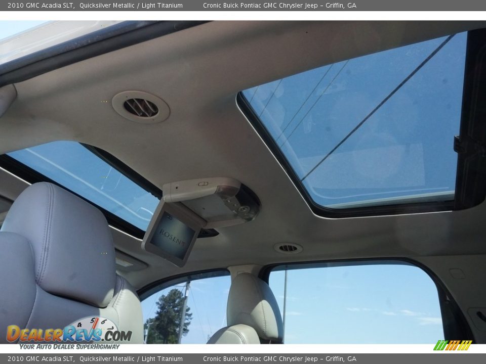 2010 GMC Acadia SLT Quicksilver Metallic / Light Titanium Photo #8