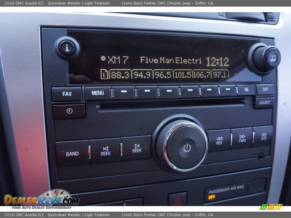 2010 GMC Acadia SLT Quicksilver Metallic / Light Titanium Photo #9