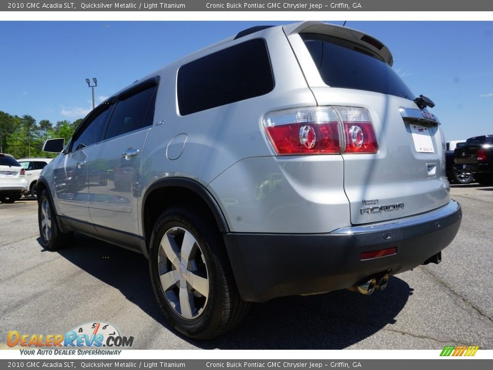 2010 GMC Acadia SLT Quicksilver Metallic / Light Titanium Photo #11