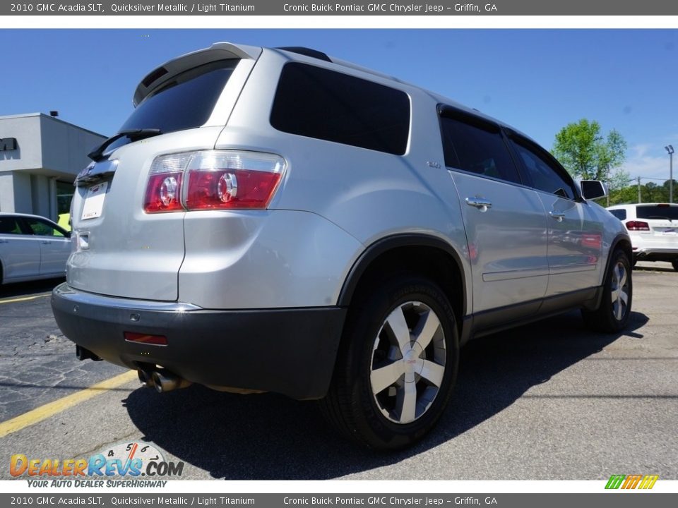 2010 GMC Acadia SLT Quicksilver Metallic / Light Titanium Photo #13