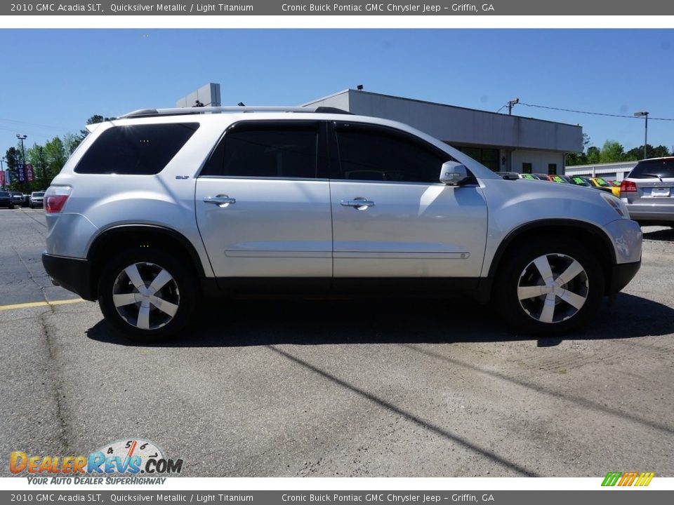 2010 GMC Acadia SLT Quicksilver Metallic / Light Titanium Photo #14