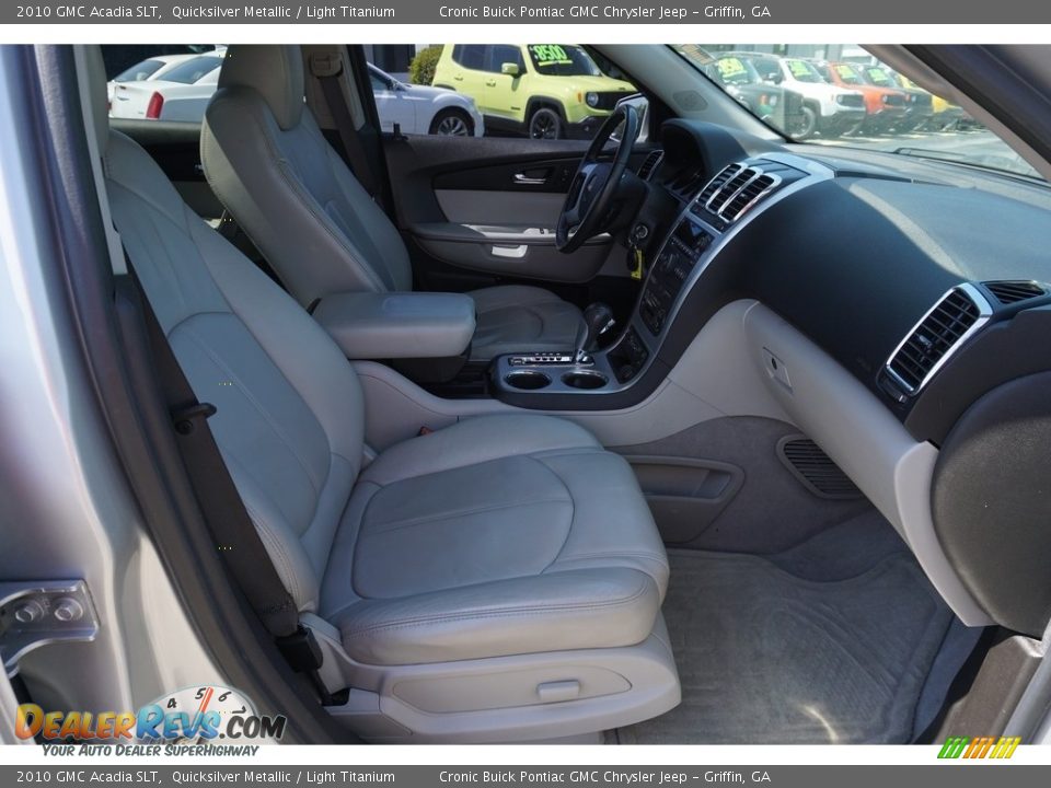2010 GMC Acadia SLT Quicksilver Metallic / Light Titanium Photo #16