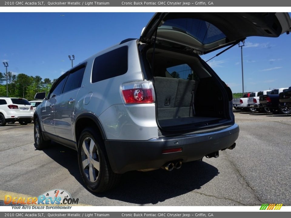 2010 GMC Acadia SLT Quicksilver Metallic / Light Titanium Photo #20