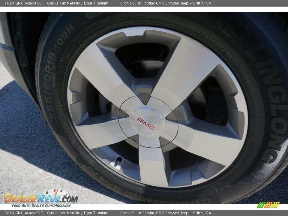 2010 GMC Acadia SLT Quicksilver Metallic / Light Titanium Photo #22