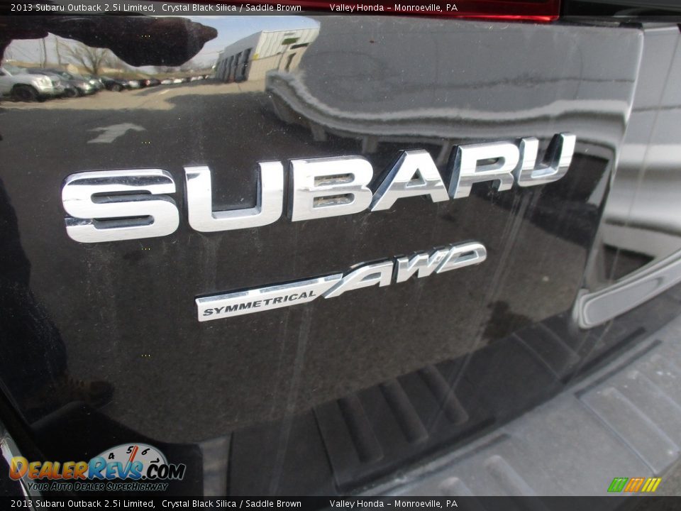 2013 Subaru Outback 2.5i Limited Crystal Black Silica / Saddle Brown Photo #4