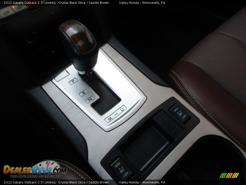 2013 Subaru Outback 2.5i Limited Crystal Black Silica / Saddle Brown Photo #16