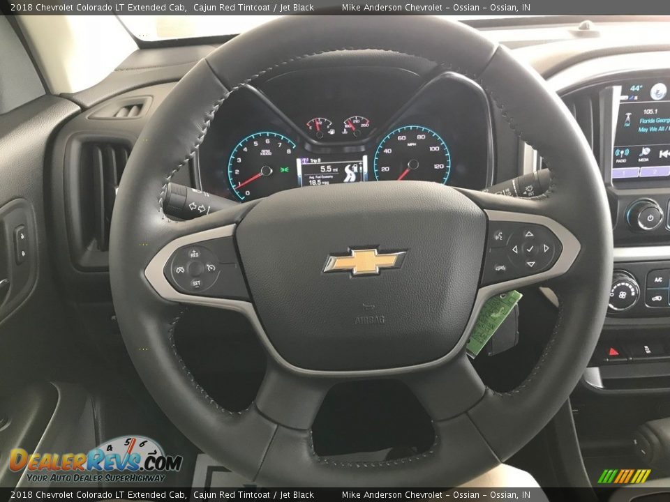2018 Chevrolet Colorado LT Extended Cab Cajun Red Tintcoat / Jet Black Photo #19