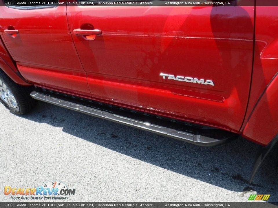 2012 Toyota Tacoma V6 TRD Sport Double Cab 4x4 Barcelona Red Metallic / Graphite Photo #3