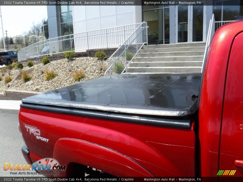 2012 Toyota Tacoma V6 TRD Sport Double Cab 4x4 Barcelona Red Metallic / Graphite Photo #5