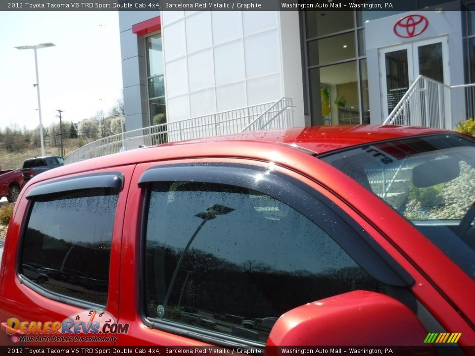 2012 Toyota Tacoma V6 TRD Sport Double Cab 4x4 Barcelona Red Metallic / Graphite Photo #7