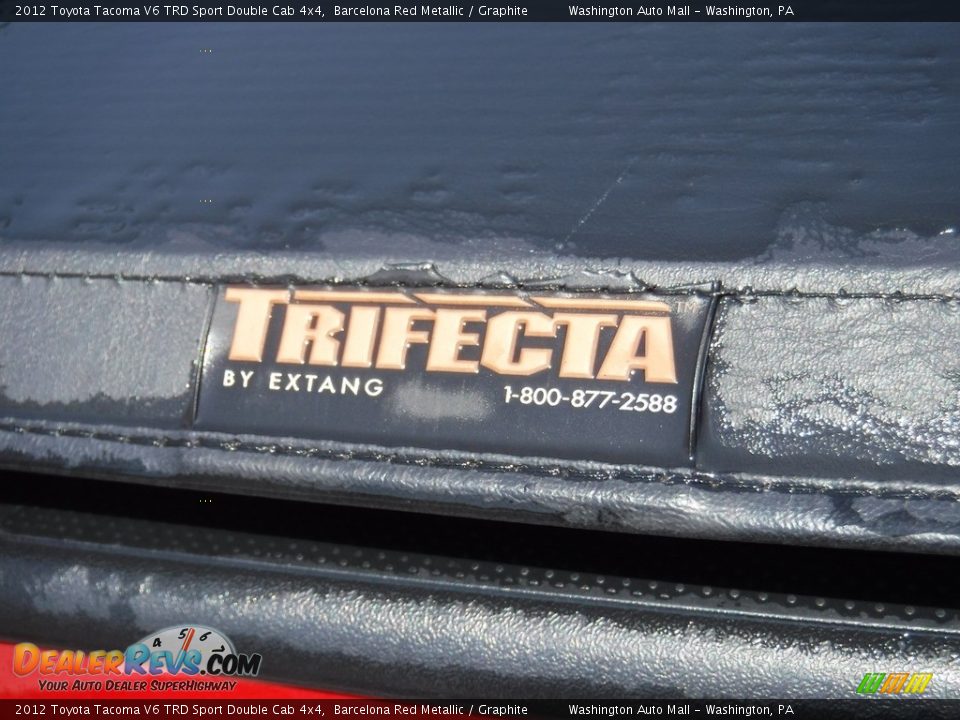 2012 Toyota Tacoma V6 TRD Sport Double Cab 4x4 Barcelona Red Metallic / Graphite Photo #13