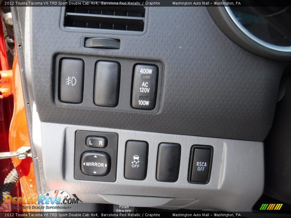 2012 Toyota Tacoma V6 TRD Sport Double Cab 4x4 Barcelona Red Metallic / Graphite Photo #18