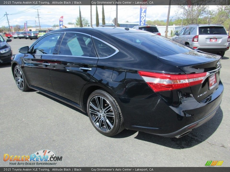 2015 Toyota Avalon XLE Touring Attitude Black / Black Photo #5