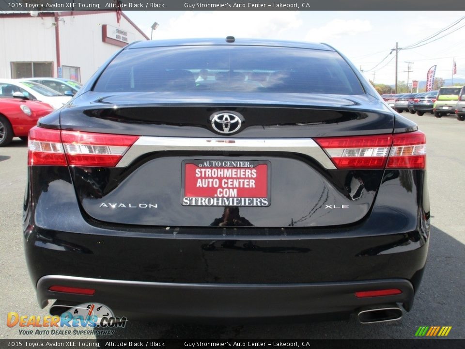 2015 Toyota Avalon XLE Touring Attitude Black / Black Photo #6