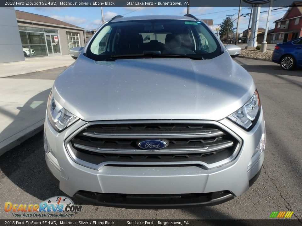 2018 Ford EcoSport SE 4WD Moondust Silver / Ebony Black Photo #2