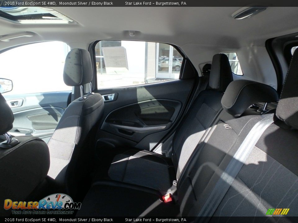 2018 Ford EcoSport SE 4WD Moondust Silver / Ebony Black Photo #11