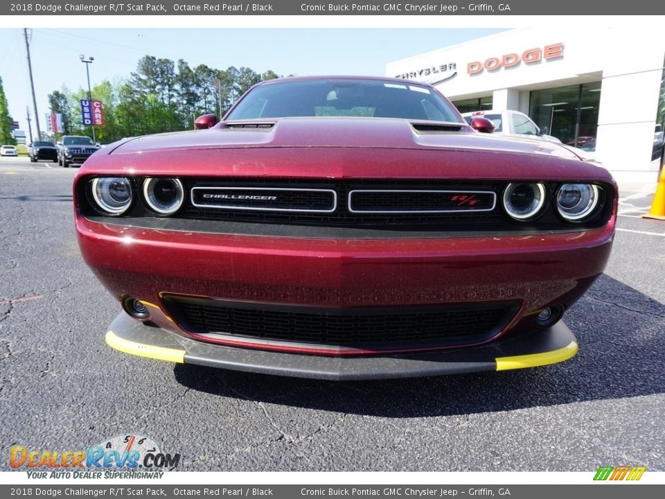 2018 Dodge Challenger R/T Scat Pack Octane Red Pearl / Black Photo #2