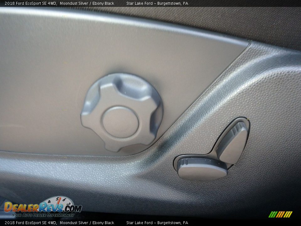 2018 Ford EcoSport SE 4WD Moondust Silver / Ebony Black Photo #15