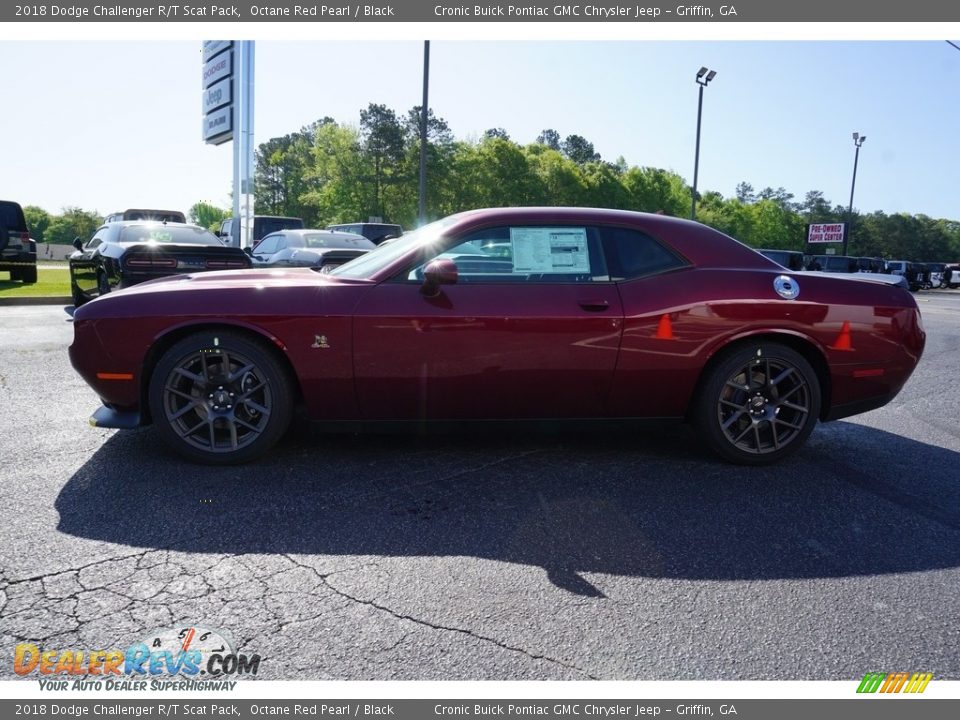 2018 Dodge Challenger R/T Scat Pack Octane Red Pearl / Black Photo #4
