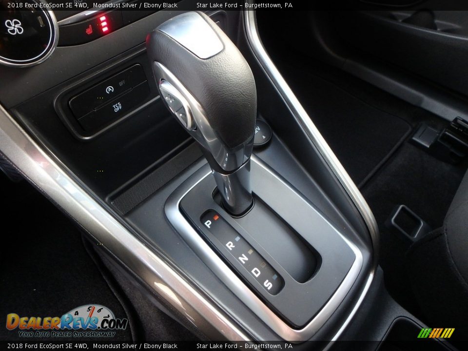 2018 Ford EcoSport SE 4WD Moondust Silver / Ebony Black Photo #18