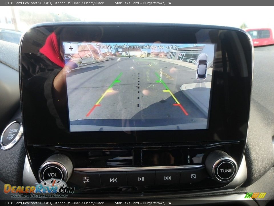 2018 Ford EcoSport SE 4WD Moondust Silver / Ebony Black Photo #19