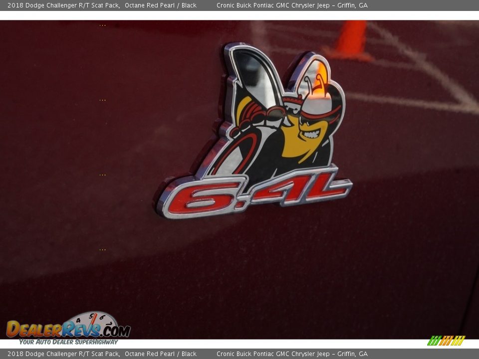 2018 Dodge Challenger R/T Scat Pack Octane Red Pearl / Black Photo #10