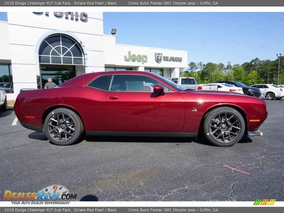 2018 Dodge Challenger R/T Scat Pack Octane Red Pearl / Black Photo #13