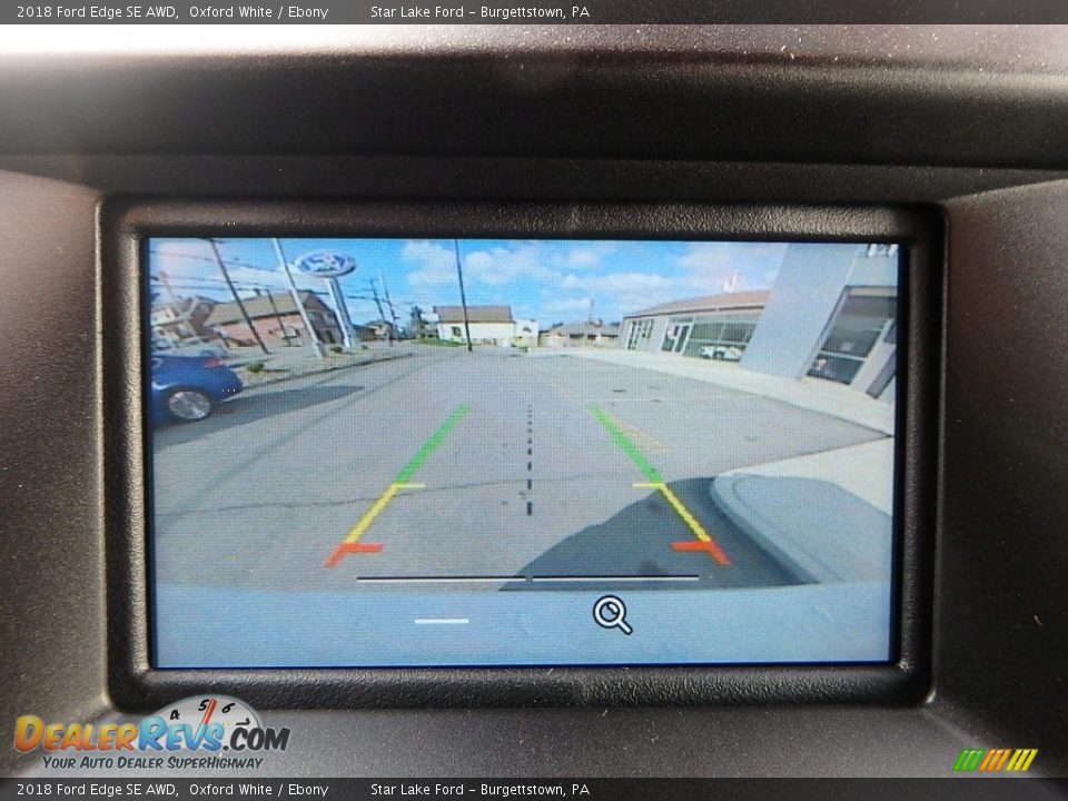 2018 Ford Edge SE AWD Oxford White / Ebony Photo #20