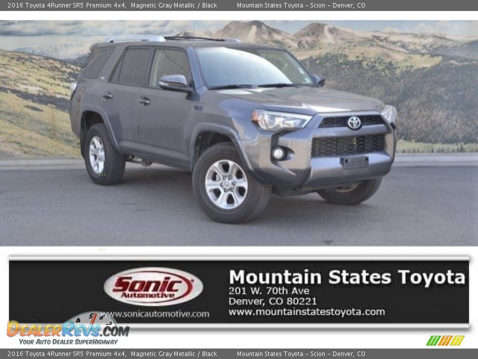 2016 Toyota 4Runner SR5 Premium 4x4 Magnetic Gray Metallic / Black Photo #1