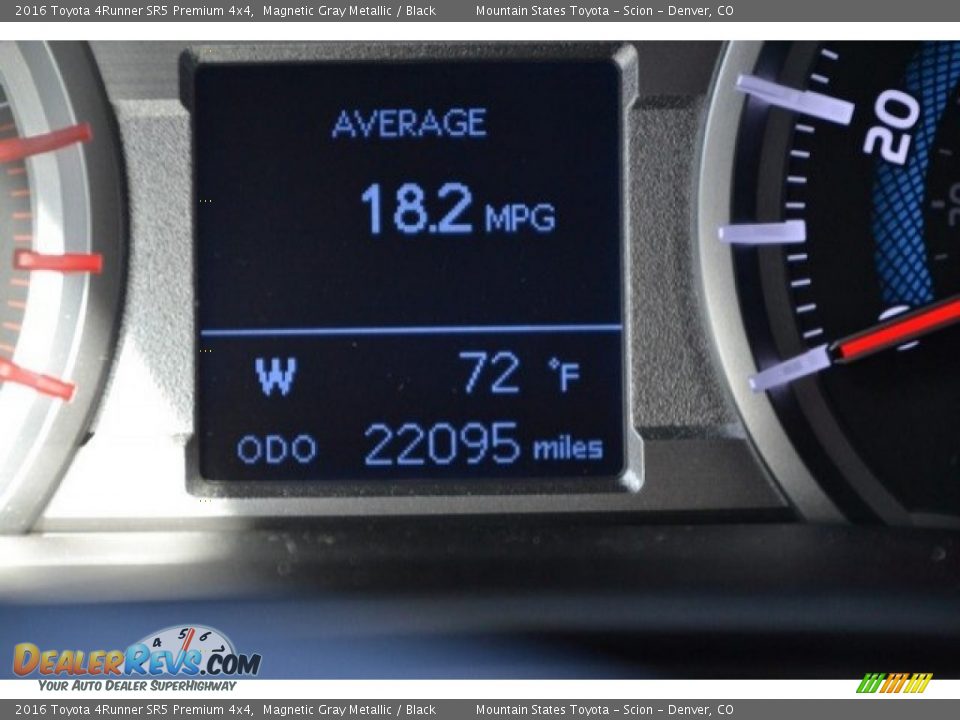 2016 Toyota 4Runner SR5 Premium 4x4 Magnetic Gray Metallic / Black Photo #10