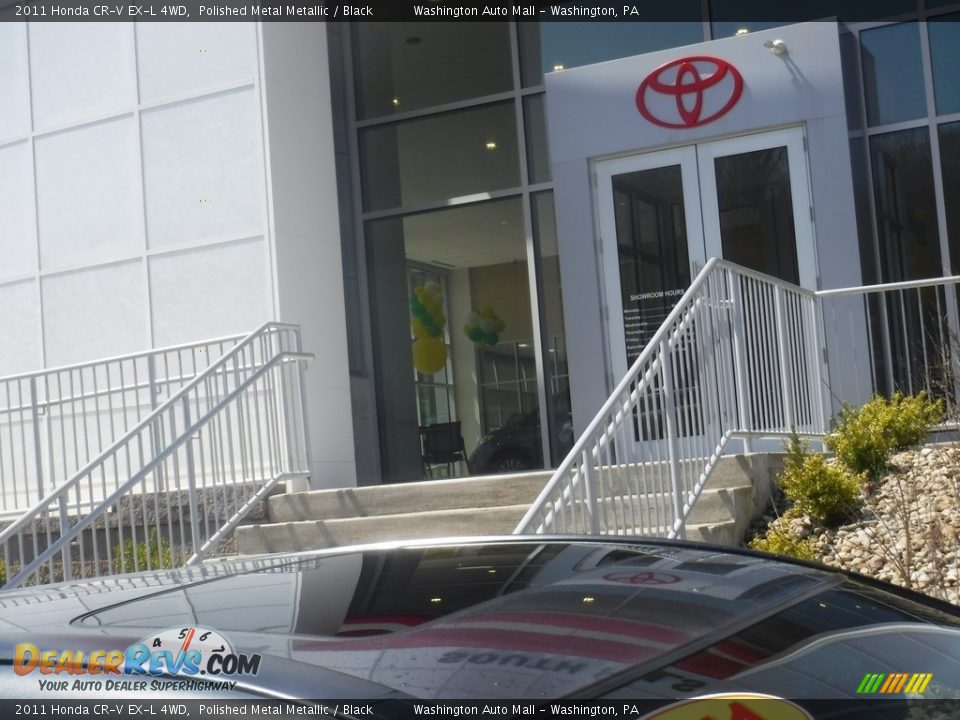 2011 Honda CR-V EX-L 4WD Polished Metal Metallic / Black Photo #4