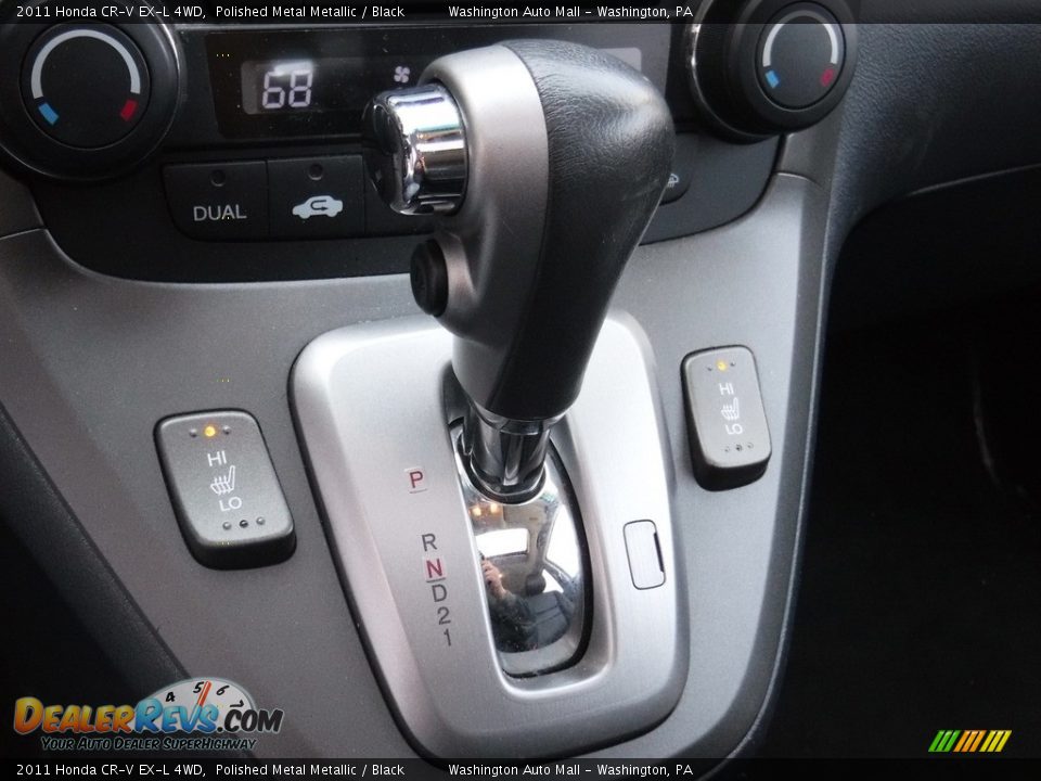 2011 Honda CR-V EX-L 4WD Polished Metal Metallic / Black Photo #18