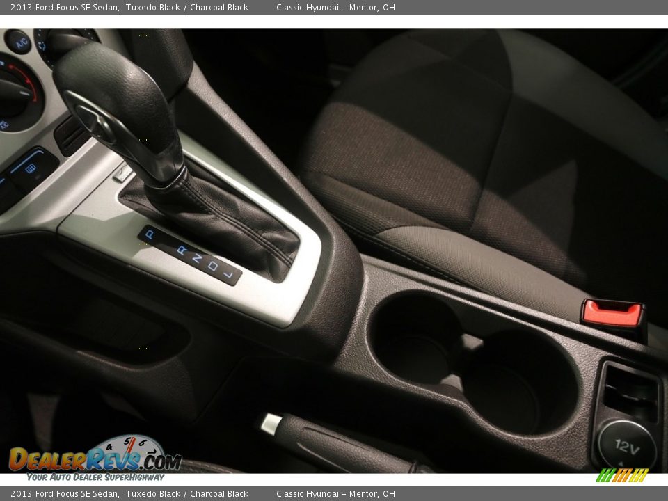 2013 Ford Focus SE Sedan Tuxedo Black / Charcoal Black Photo #12