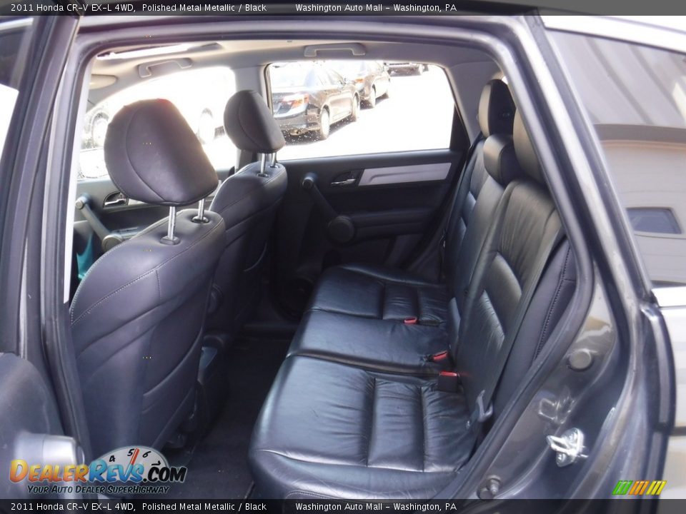 2011 Honda CR-V EX-L 4WD Polished Metal Metallic / Black Photo #21