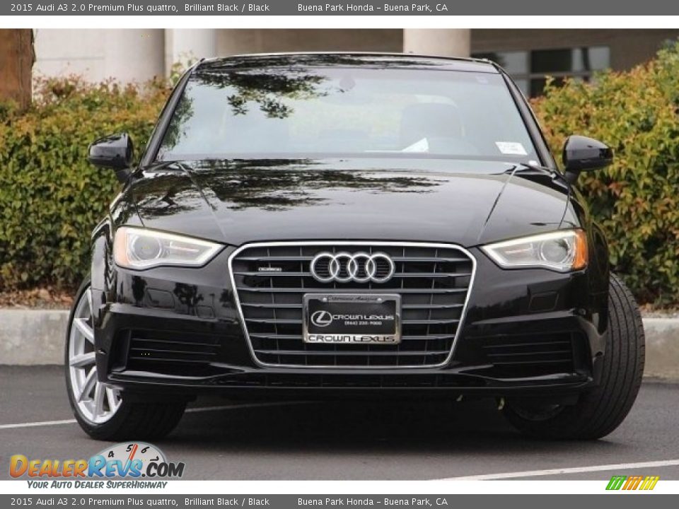 2015 Audi A3 2.0 Premium Plus quattro Brilliant Black / Black Photo #4