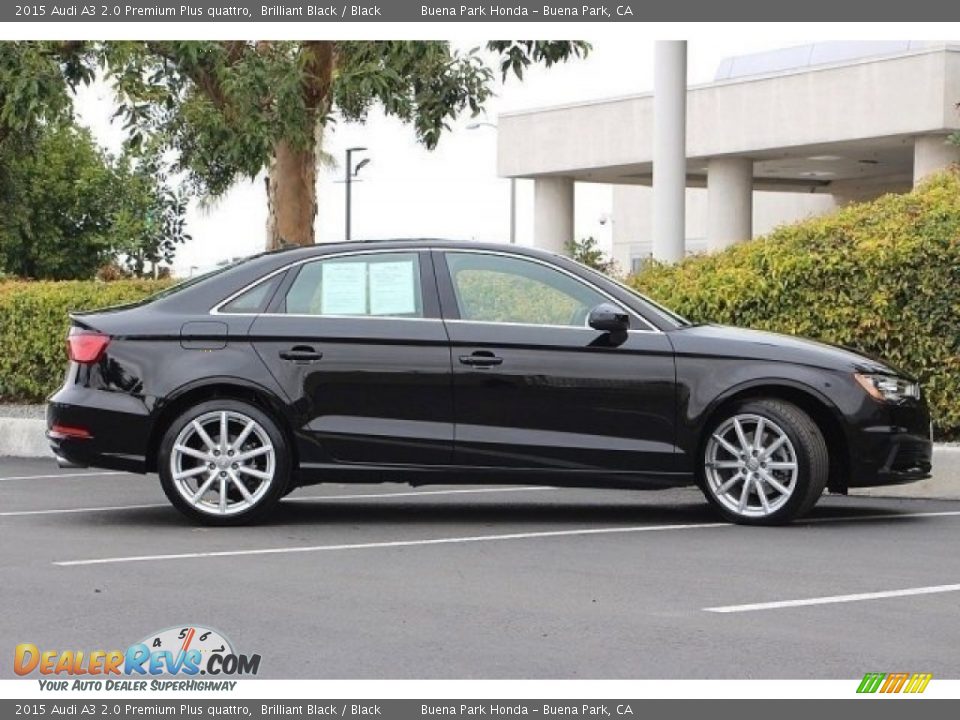 2015 Audi A3 2.0 Premium Plus quattro Brilliant Black / Black Photo #5