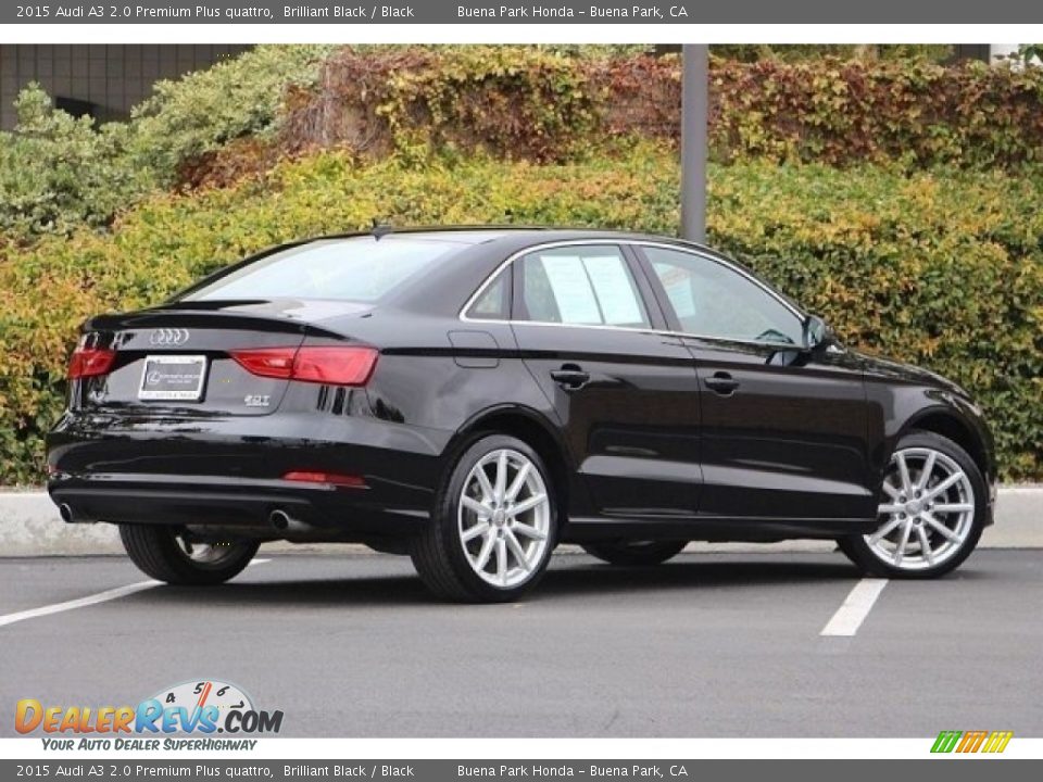 2015 Audi A3 2.0 Premium Plus quattro Brilliant Black / Black Photo #6