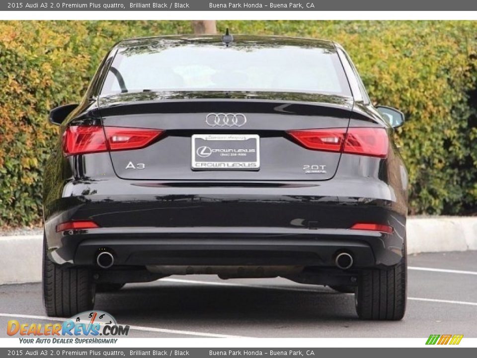 2015 Audi A3 2.0 Premium Plus quattro Brilliant Black / Black Photo #7